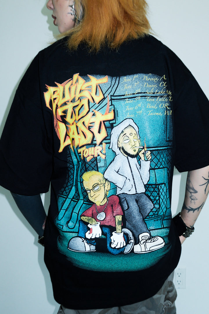 maybe not safe x mad kelly tour t-shirt