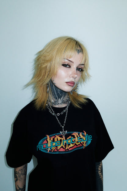 maybe not safe x mad kelly tour t-shirt