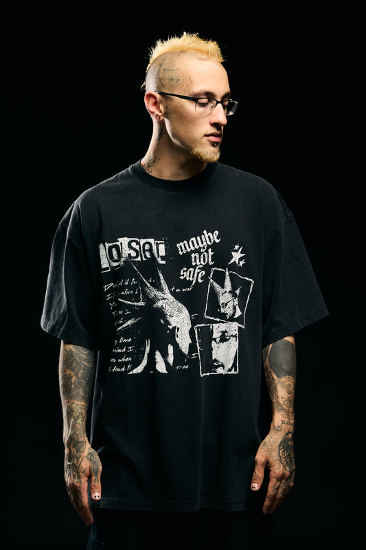 MAYBE NOT SAFE  “LOSER” TEE