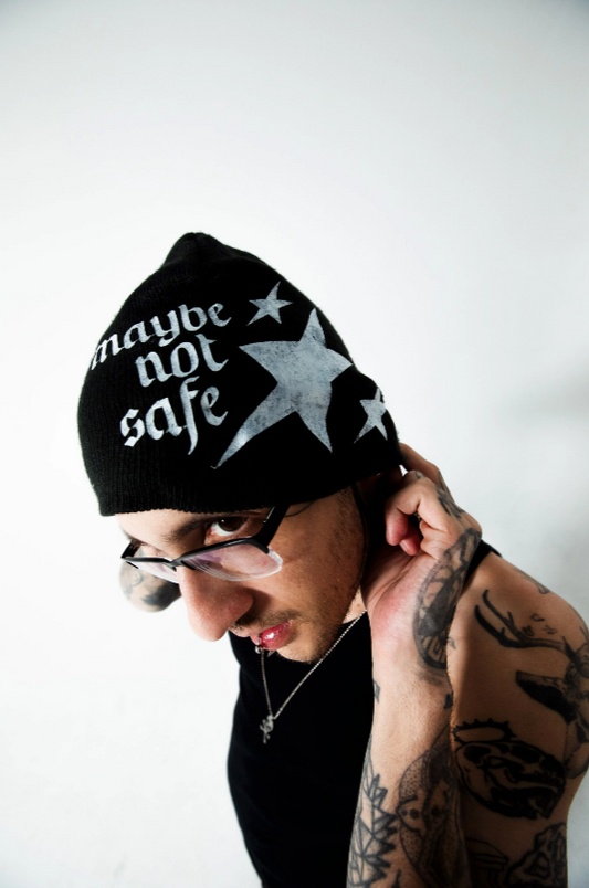 MAYBE NOT SAFE SKULL CAP