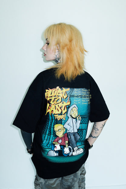 maybe not safe x mad kelly tour t-shirt